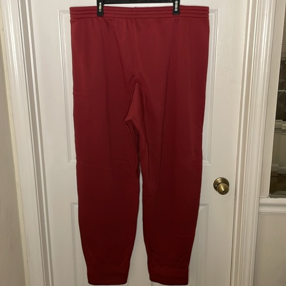 Savage x Fenty Xssential Rolled Cuff Jogger Size XL Fleece Red Elastic Waistband - Picture 7 of 9